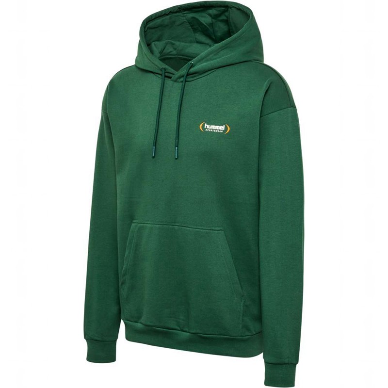 Pánské Mikina s Kapucí Hummel Felix Loose Zelene | 528454-347
