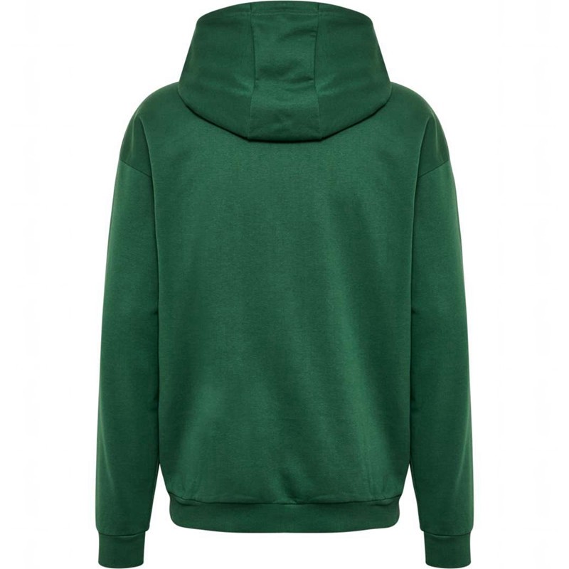 Pánské Mikina s Kapucí Hummel Felix Loose Zelene | 528454-347