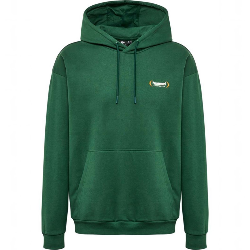 Pánské Mikina s Kapucí Hummel Felix Loose Zelene | 528454-347