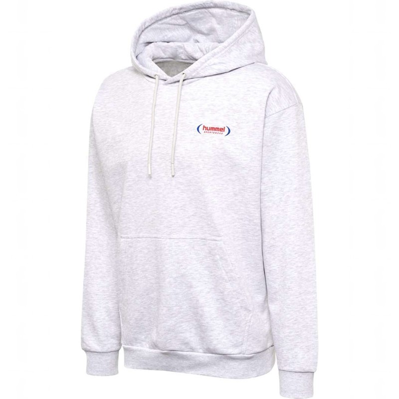 Pánské Mikina s Kapucí Hummel Felix Loose Šedé | 515991-818