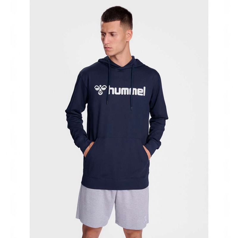 Pánské Mikina s Kapucí Hummel Go 2.0 Logo Tmavě Blankyt | 230549-606