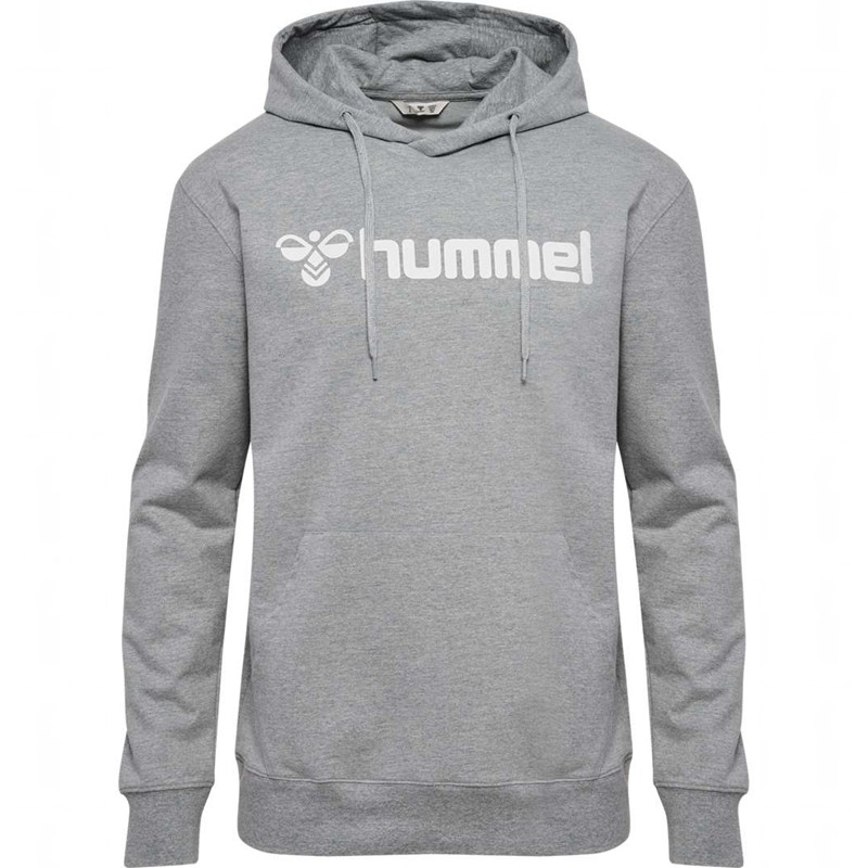 Pánské Mikina s Kapucí Hummel Go 2.0 Logo Šedé | 338927-399