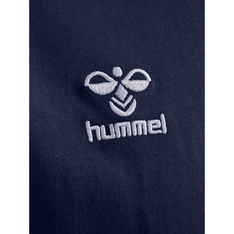 Pánské Mikina s Kapucí Hummel Go 2.0 Tmavě Blankyt | 722899-163