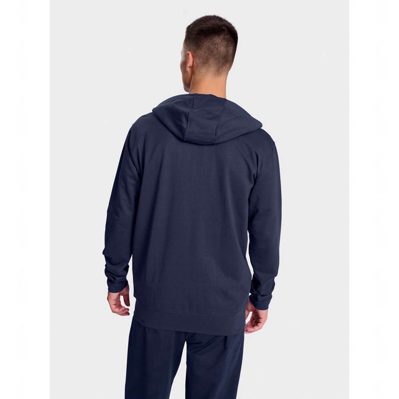Pánské Mikina s Kapucí Hummel Go 2.0 Zip Tmavě Blankyt | 551801-092