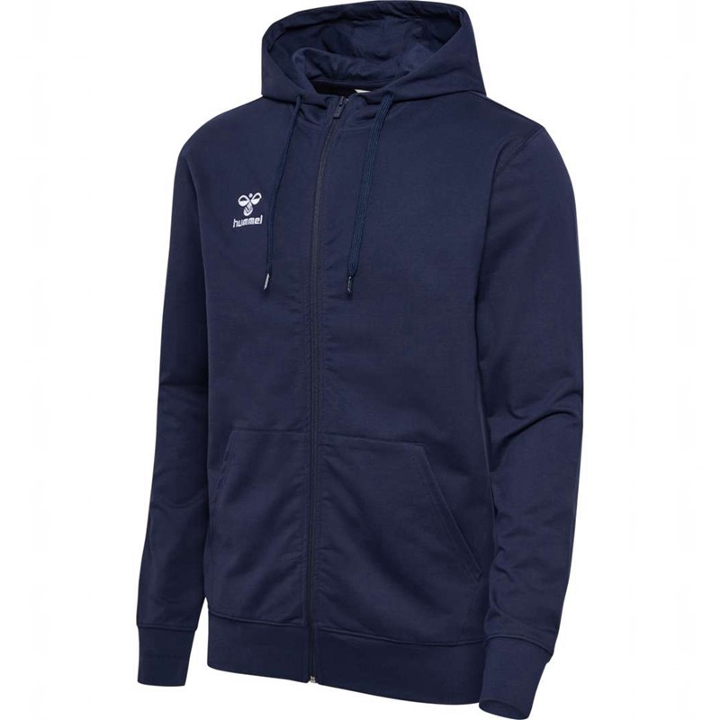 Pánské Mikina s Kapucí Hummel Go 2.0 Zip Tmavě Blankyt | 551801-092