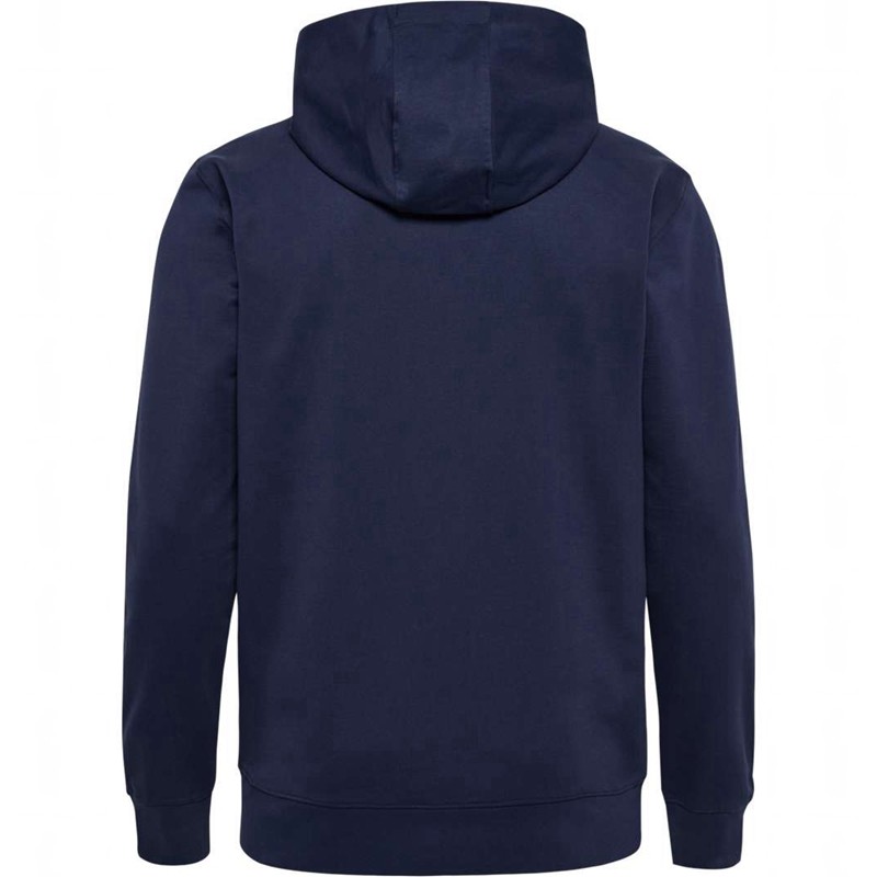 Pánské Mikina s Kapucí Hummel Go 2.0 Zip Tmavě Blankyt | 551801-092