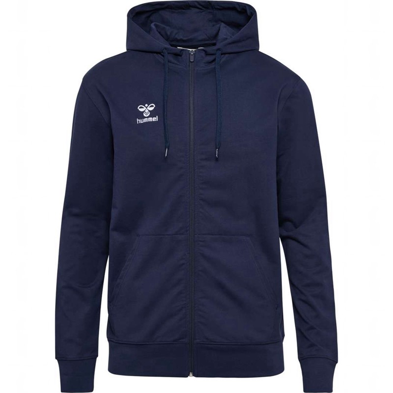 Pánské Mikina s Kapucí Hummel Go 2.0 Zip Tmavě Blankyt | 551801-092