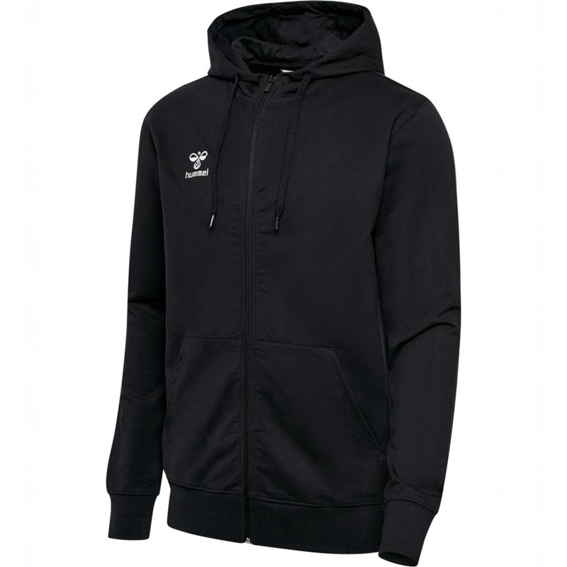 Pánské Mikina s Kapucí Hummel Go 2.0 Zip Černé | 045483-206