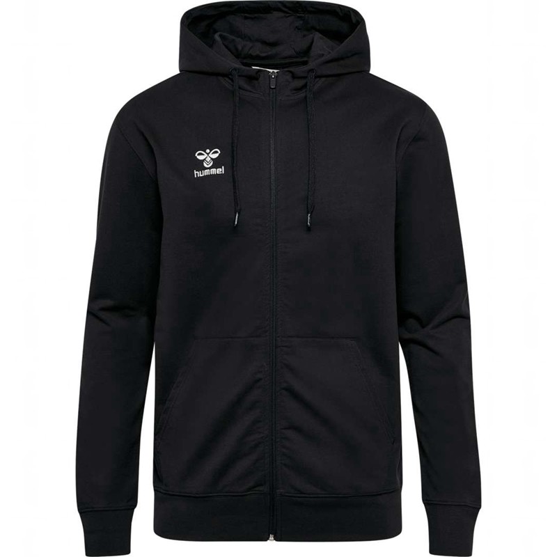 Pánské Mikina s Kapucí Hummel Go 2.0 Zip Černé | 045483-206