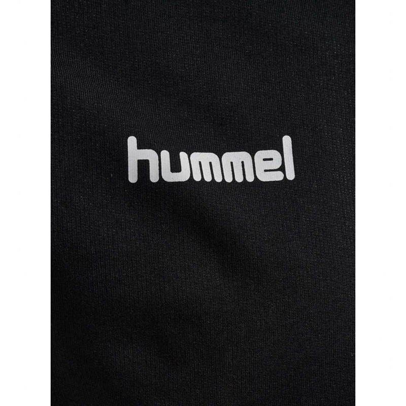 Pánské Mikina s Kapucí Hummel Go Cotton Zip Černé | 813803-772