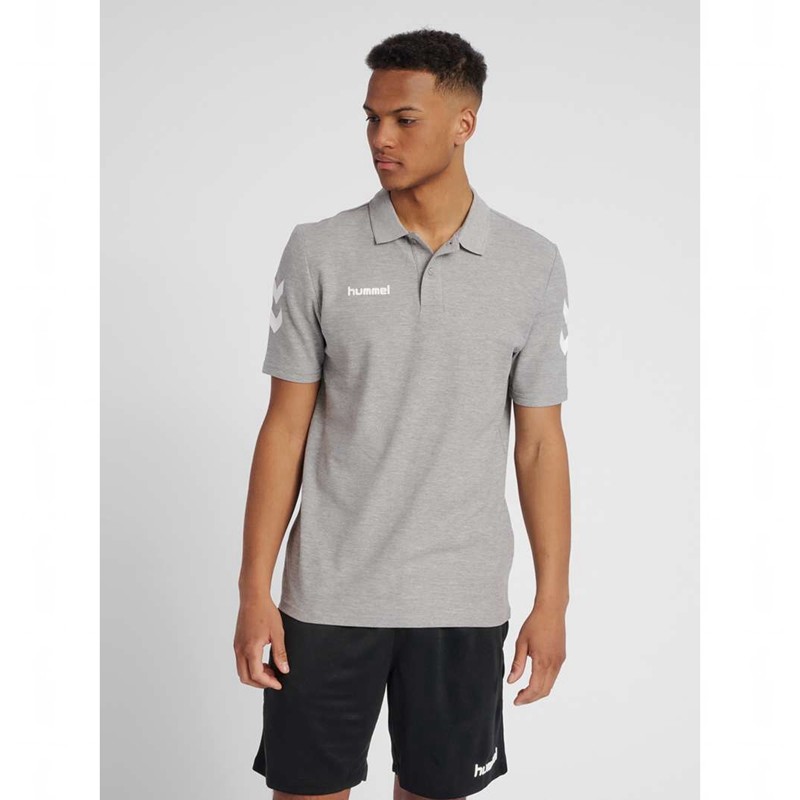 Pánské Mikina s Kapucí Hummel Go Cotton Šedé | 224356-304