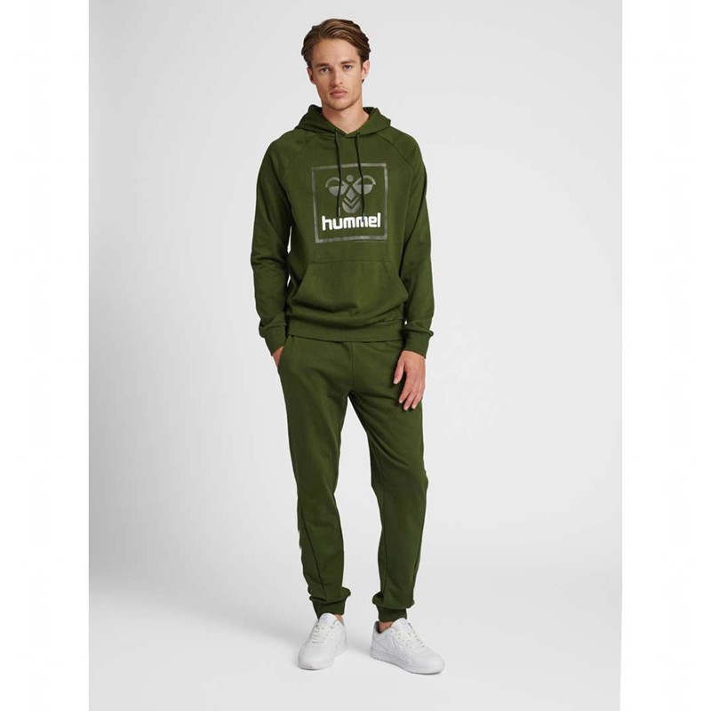 Pánské Mikina s Kapucí Hummel Isam 2.0 Zelene | 492890-592