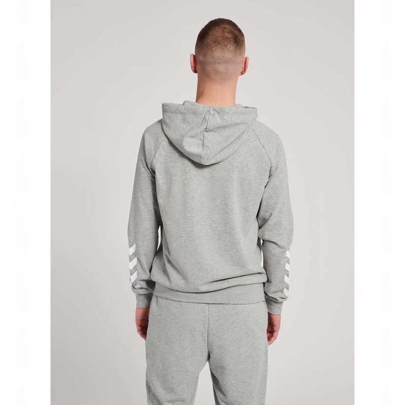 Pánské Mikina s Kapucí Hummel Isam 2.0 Zip Šedé | 702159-691