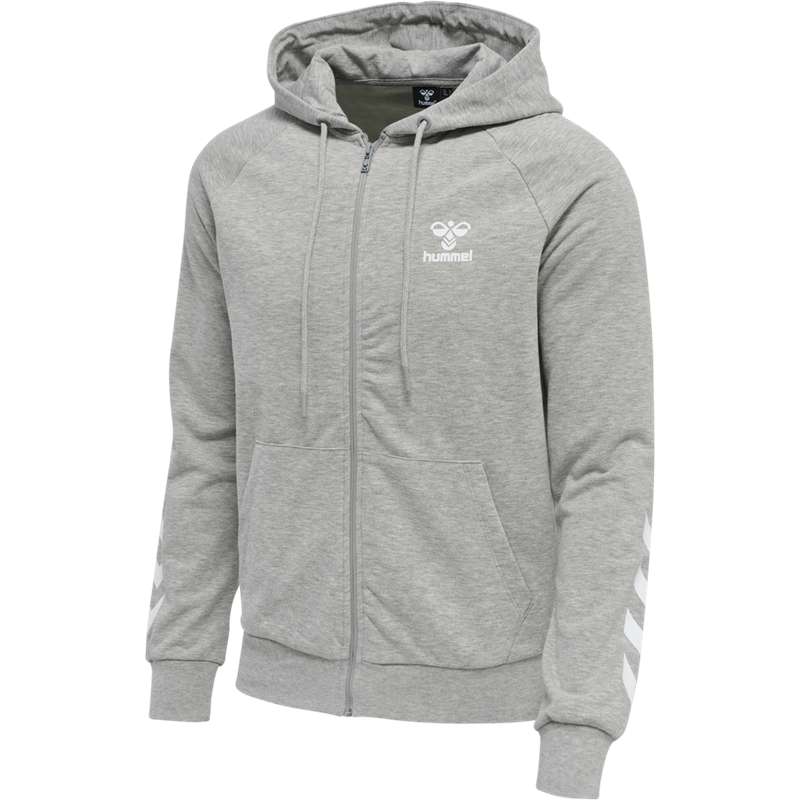 Pánské Mikina s Kapucí Hummel Isam 2.0 Zip Šedé | 702159-691