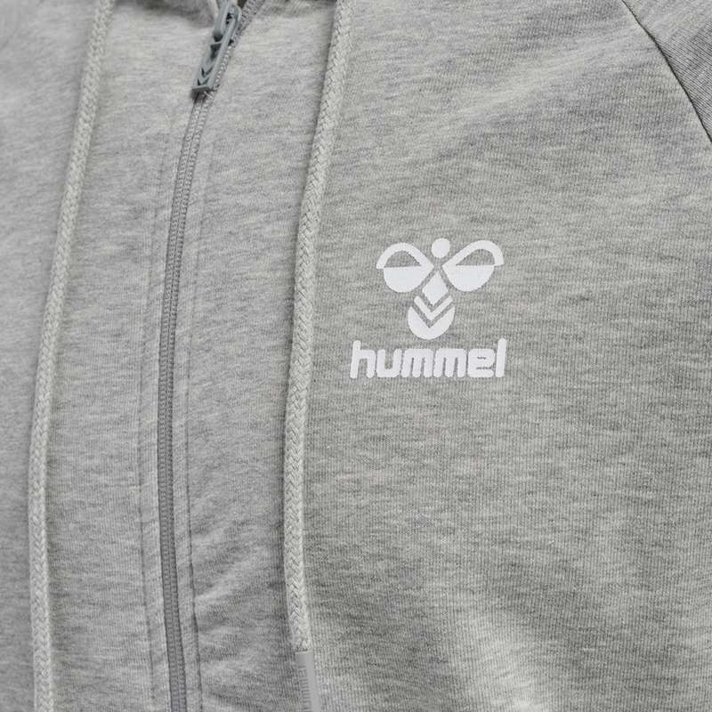Pánské Mikina s Kapucí Hummel Isam 2.0 Zip Šedé | 702159-691