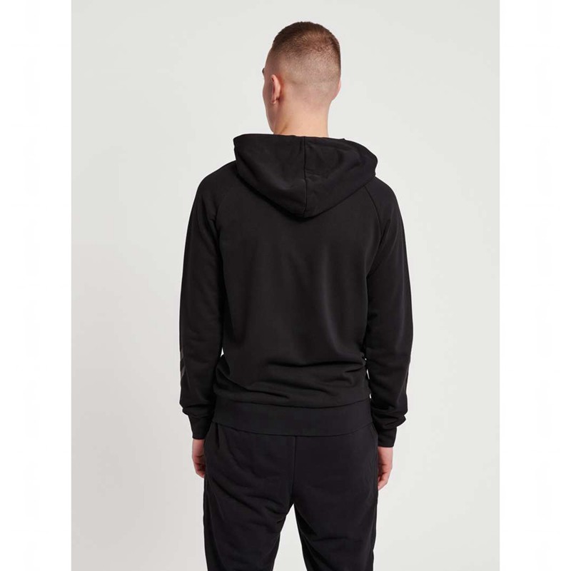Pánské Mikina s Kapucí Hummel Isam 2.0 Zip Černé | 653285-536