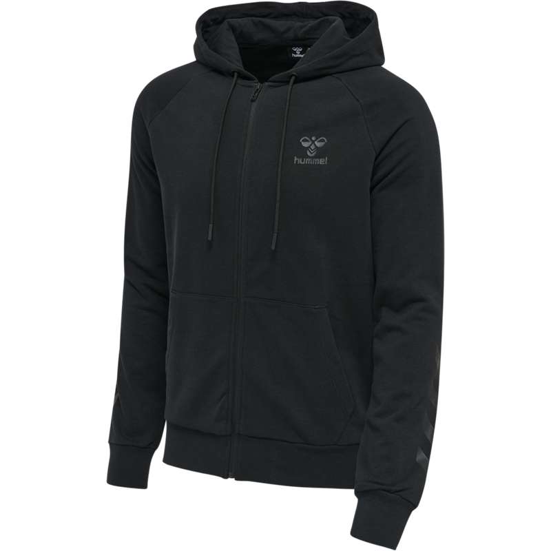 Pánské Mikina s Kapucí Hummel Isam 2.0 Zip Černé | 653285-536
