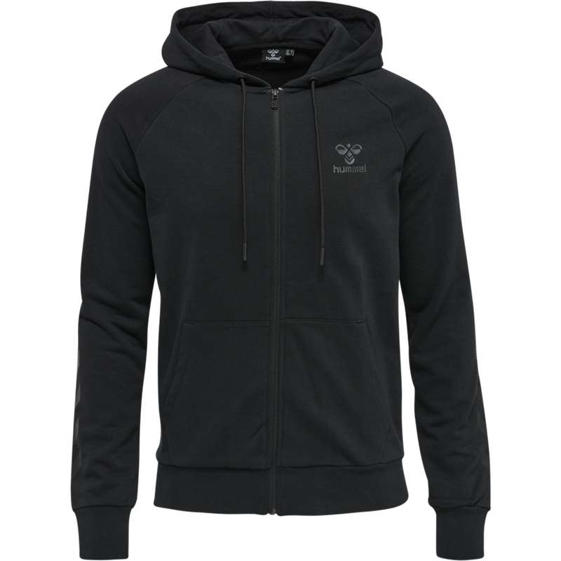 Pánské Mikina s Kapucí Hummel Isam 2.0 Zip Černé | 653285-536