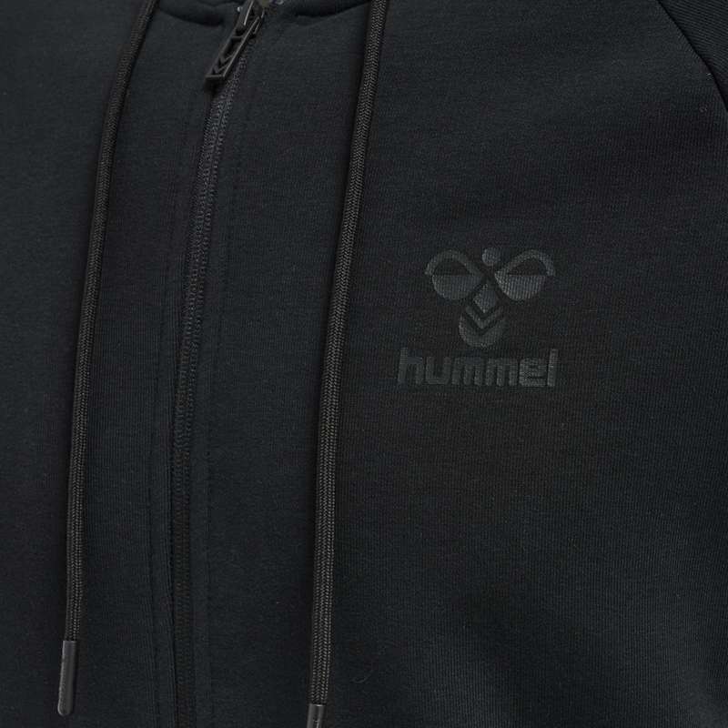 Pánské Mikina s Kapucí Hummel Isam 2.0 Zip Černé | 653285-536