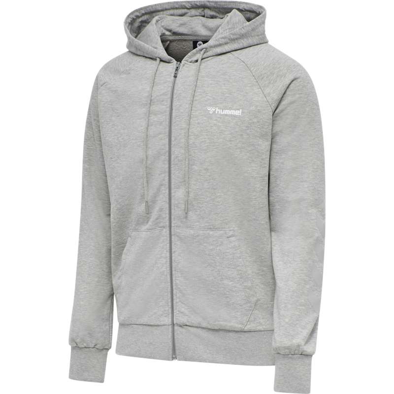 Pánské Mikina s Kapucí Hummel Isam Zip Šedé | 983124-535