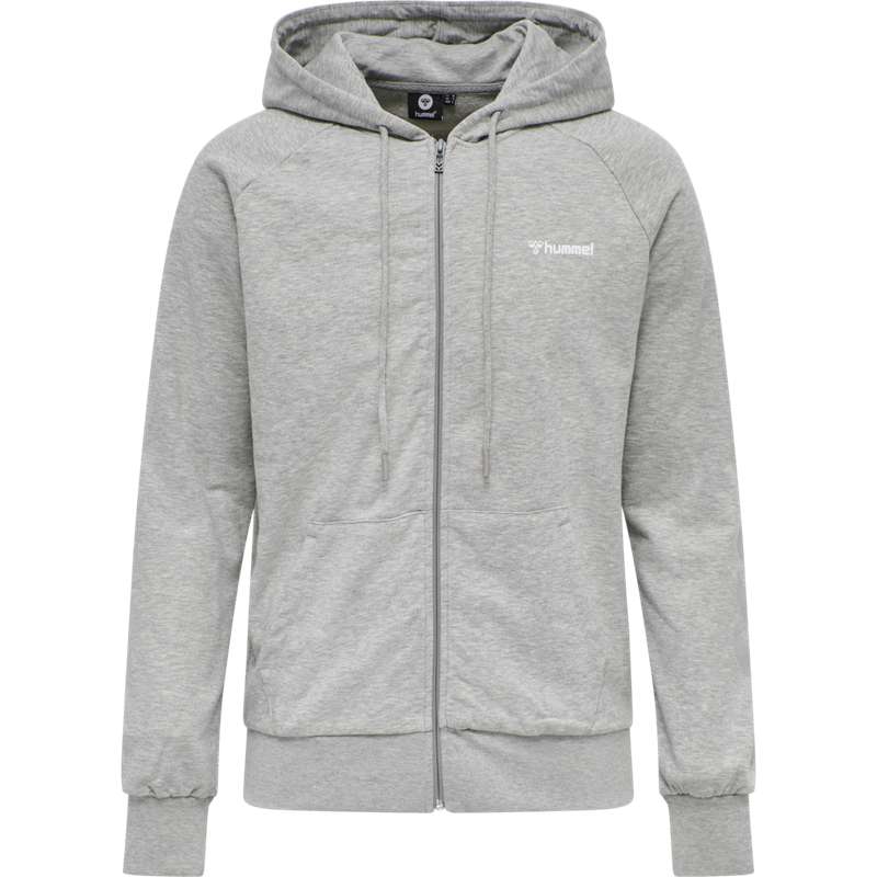 Pánské Mikina s Kapucí Hummel Isam Zip Šedé | 983124-535