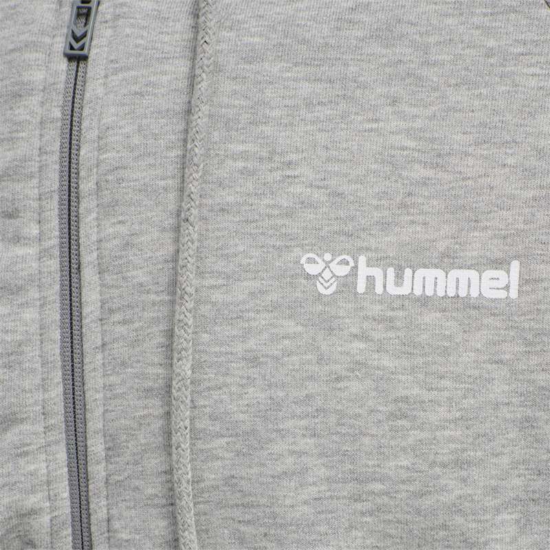 Pánské Mikina s Kapucí Hummel Isam Zip Šedé | 983124-535