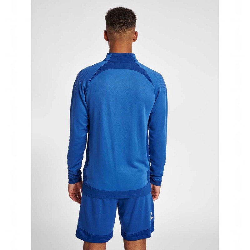 Pánské Mikina s Kapucí Hummel Lead Half Zip Blankyt | 531298-180