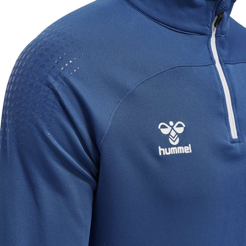Pánské Mikina s Kapucí Hummel Lead Half Zip Blankyt | 531298-180
