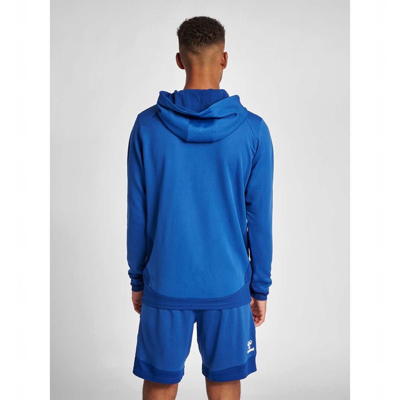 Pánské Mikina s Kapucí Hummel Lead Poly Blankyt | 384946-180