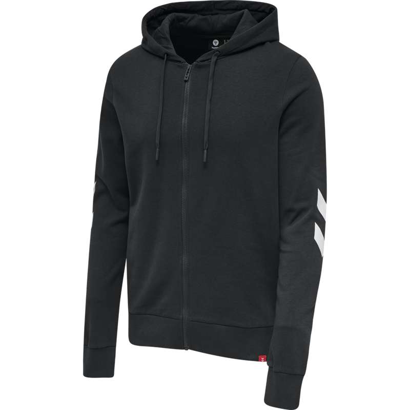 Pánské Mikina s Kapucí Hummel Legacy Zip Plus Černé | 478094-938