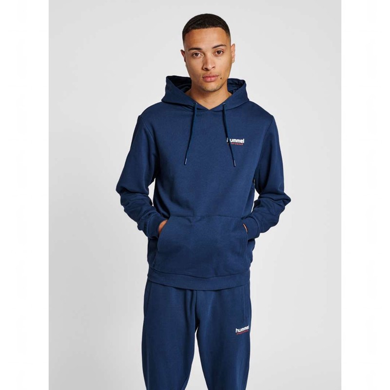 Pánské Mikina s Kapucí Hummel Lgc Austin Tmavě Blankyt | 422308-000