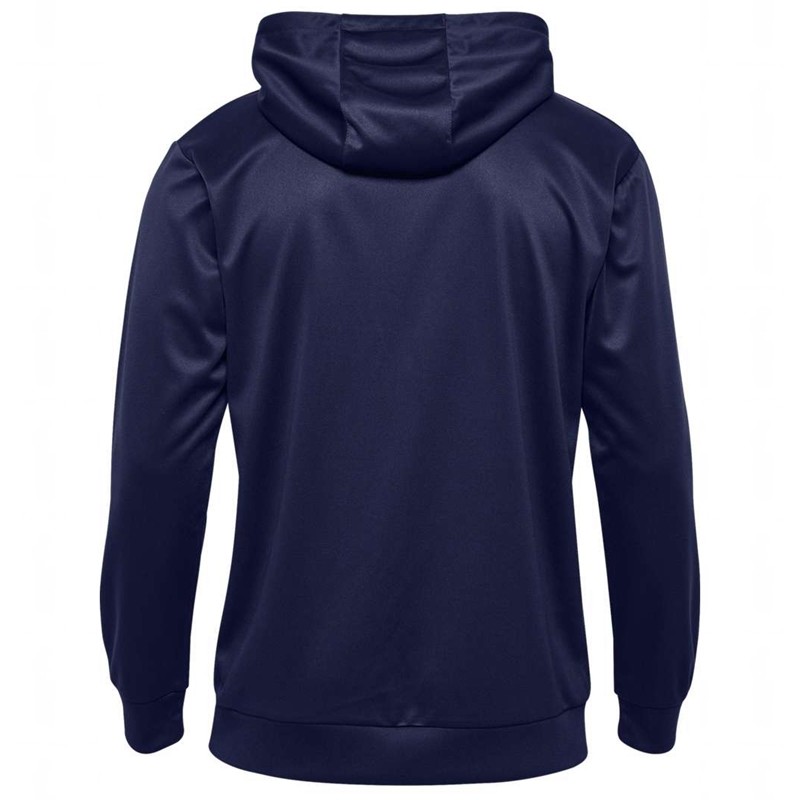 Pánské Mikina s Kapucí Hummel Logo Tmavě Blankyt | 871564-079