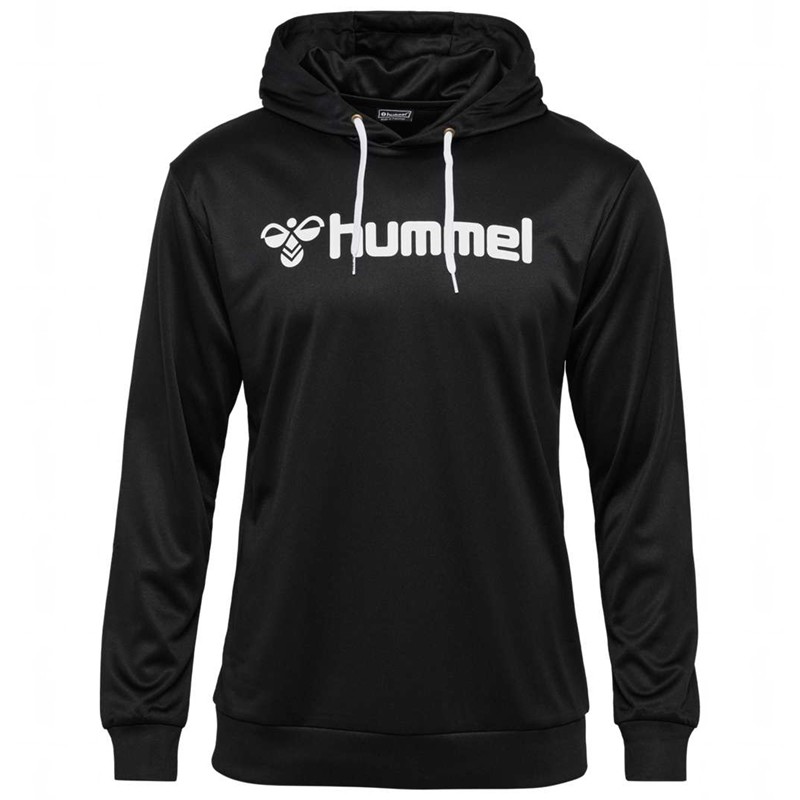 Pánské Mikina s Kapucí Hummel Logo Černé | 335251-622