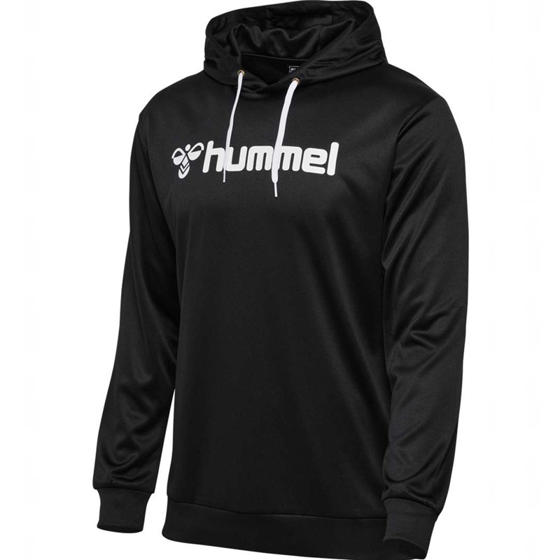 Pánské Mikina s Kapucí Hummel Logo Černé | 335251-622