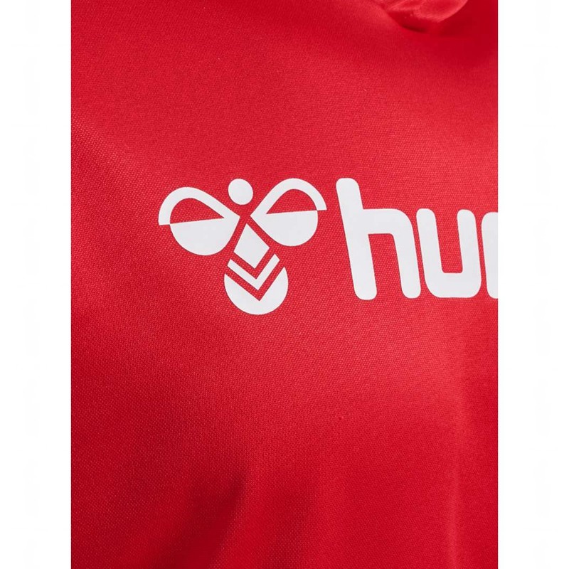 Pánské Mikina s Kapucí Hummel Logo Červené | 714928-565