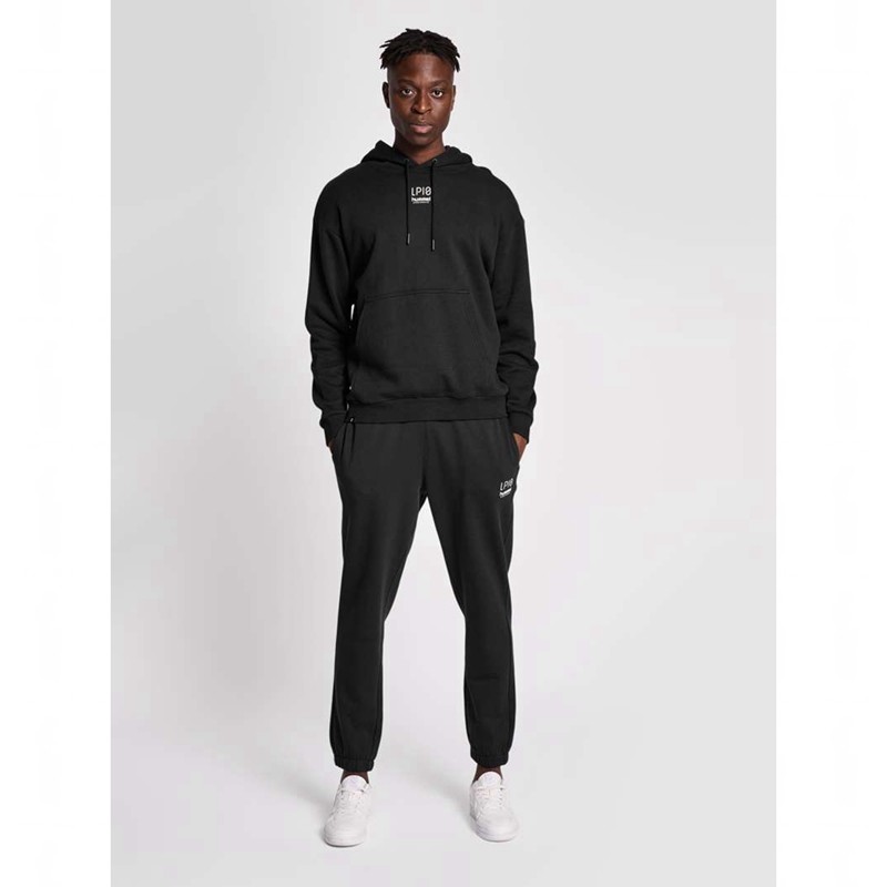 Pánské Mikina s Kapucí Hummel Lp10 Boxy Sweat Černé | 344676-963