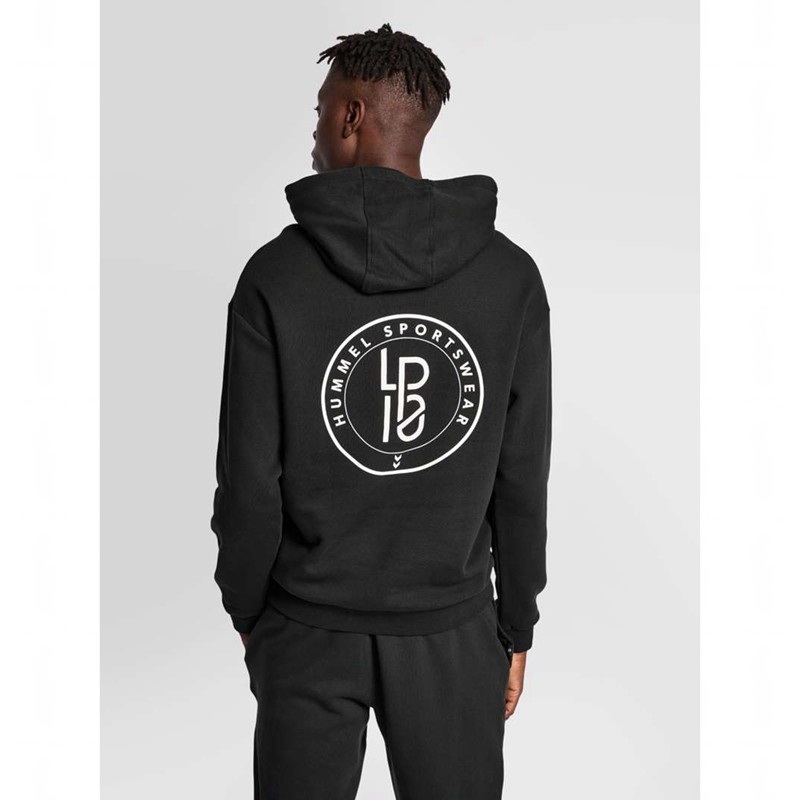 Pánské Mikina s Kapucí Hummel Lp10 Boxy Sweat Černé | 344676-963