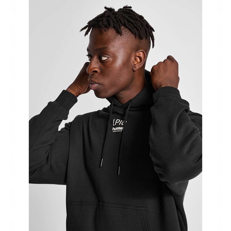 Pánské Mikina s Kapucí Hummel Lp10 Boxy Sweat Černé | 344676-963