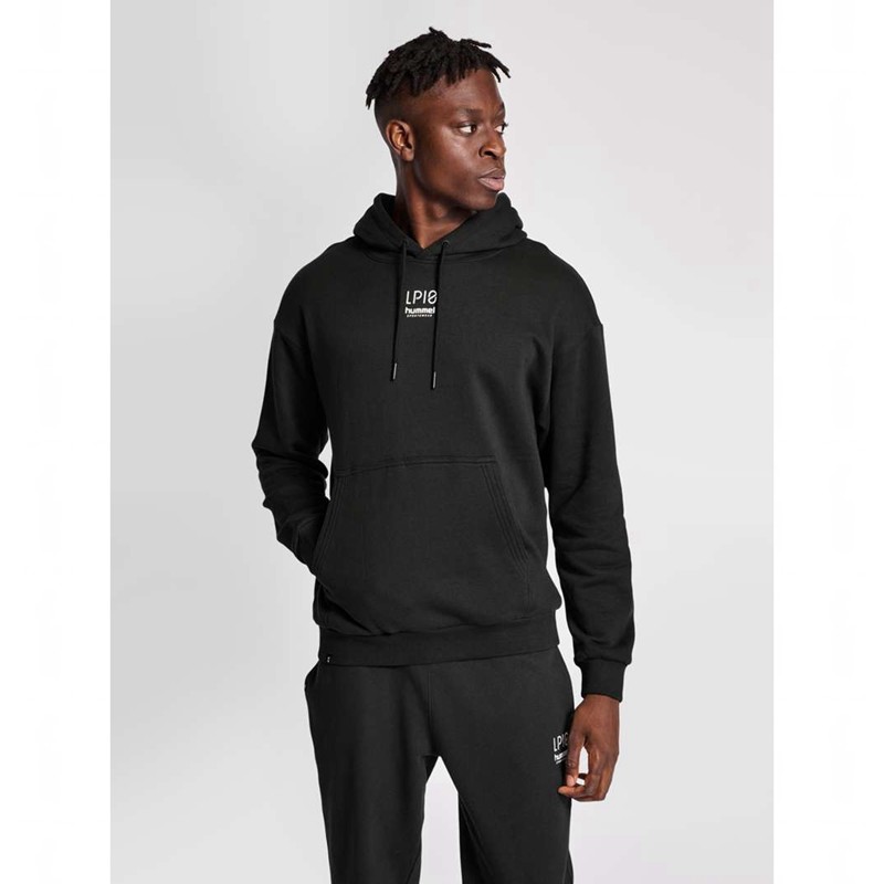 Pánské Mikina s Kapucí Hummel Lp10 Boxy Sweat Černé | 344676-963