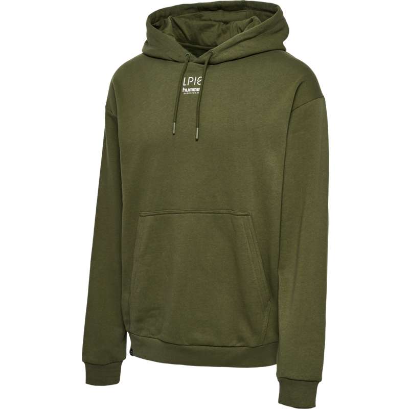 Pánské Mikina s Kapucí Hummel Lp10 Boxy Sweat Zelene | 605977-055