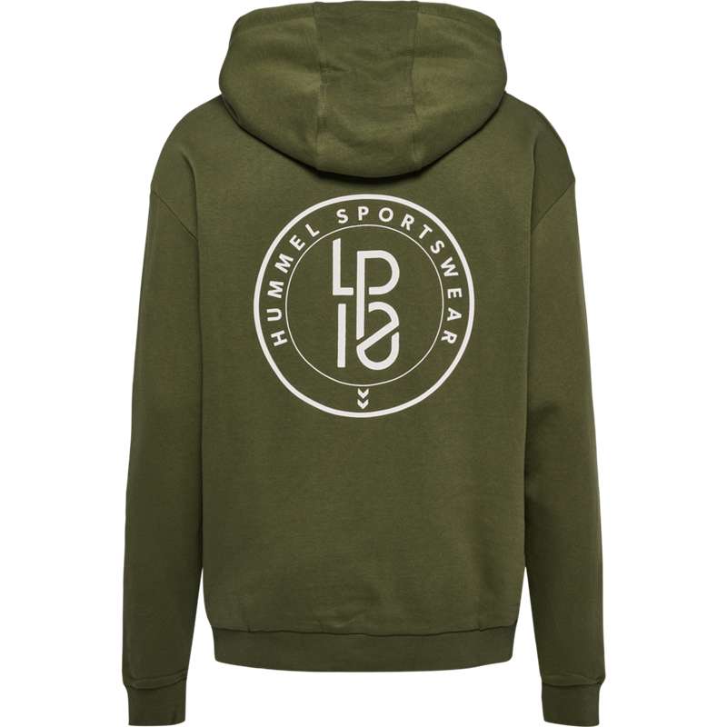 Pánské Mikina s Kapucí Hummel Lp10 Boxy Sweat Zelene | 605977-055
