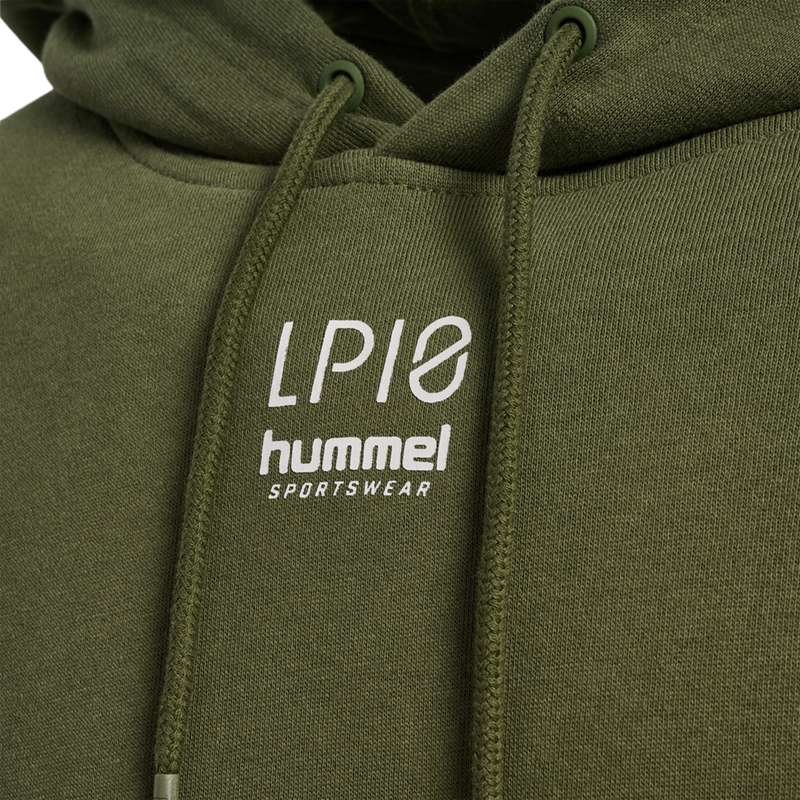 Pánské Mikina s Kapucí Hummel Lp10 Boxy Sweat Zelene | 605977-055