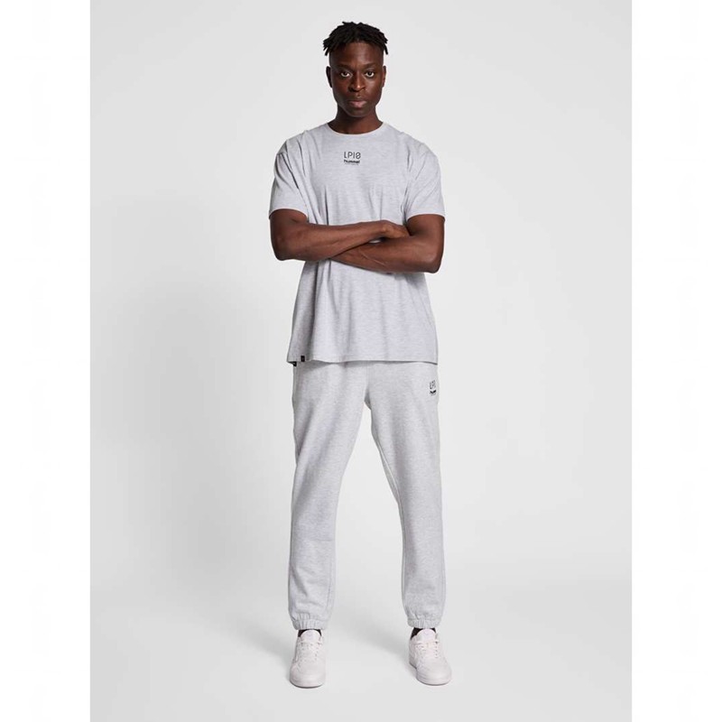 Pánské Mikina s Kapucí Hummel Lp10 Loose Šedé | 618860-423