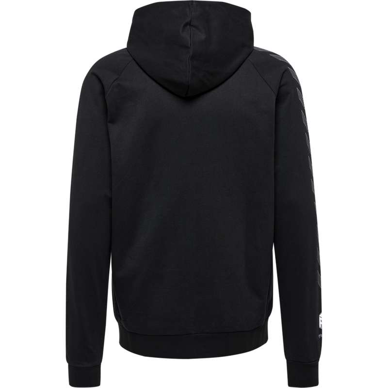 Pánské Mikina s Kapucí Hummel Move Grid Cotton Zip Černé | 122966-120