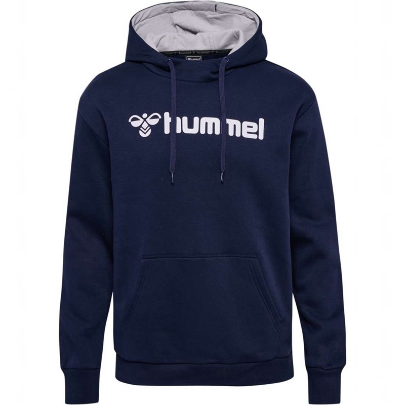 Pánské Mikina s Kapucí Hummel Mover Cotton Tmavě Blankyt | 062111-198