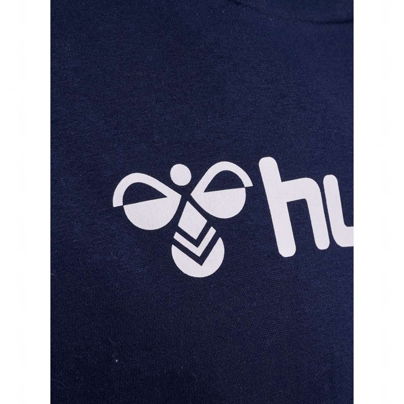 Pánské Mikina s Kapucí Hummel Mover Cotton Tmavě Blankyt | 062111-198