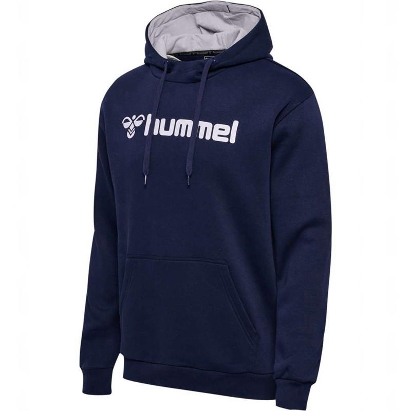 Pánské Mikina s Kapucí Hummel Mover Cotton Tmavě Blankyt | 062111-198