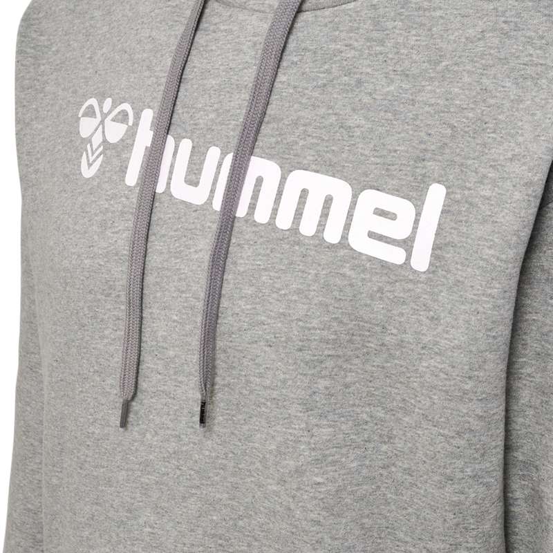 Pánské Mikina s Kapucí Hummel Mover Cotton Šedé | 356075-612