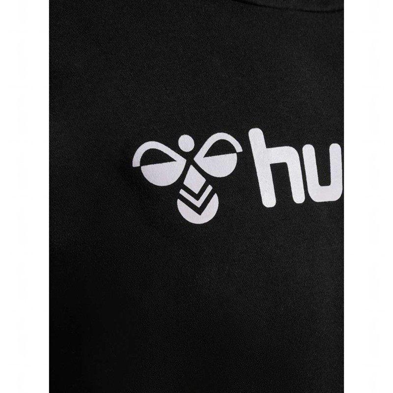 Pánské Mikina s Kapucí Hummel Mover Cotton Černé | 991701-954