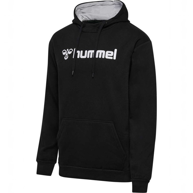 Pánské Mikina s Kapucí Hummel Mover Cotton Černé | 991701-954